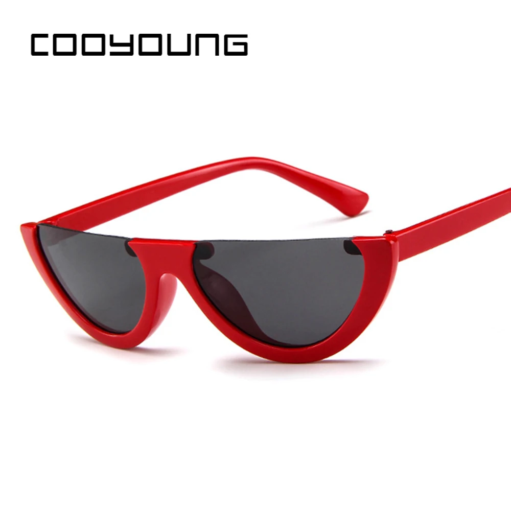 Солнцезащитные очки COOYOUNG кошачий глаз UV400 женские маленькие винтажные солнечные