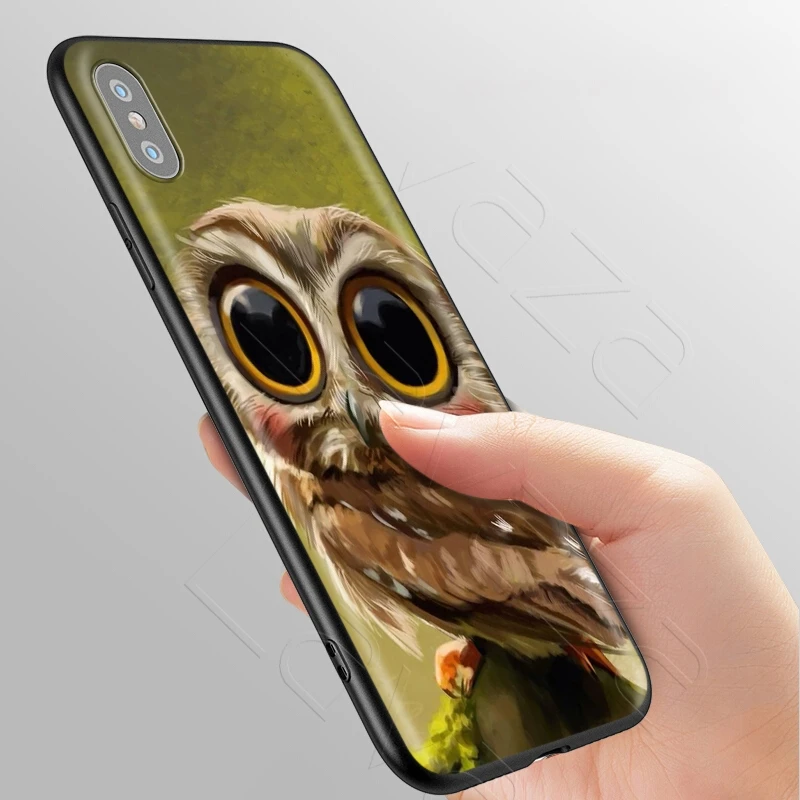 Lavaza Animal Owl Case for iPhone 11 Pro XS Max XR X 8 7 6 6S Plus 5 5s se |