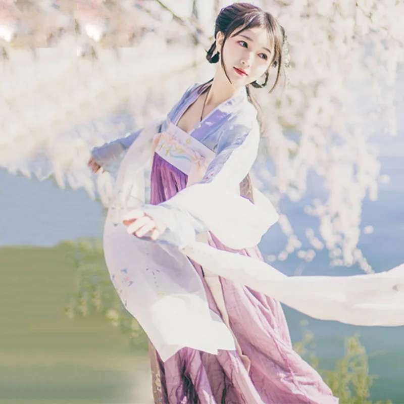 

Костюм для китайских танцев красный Hanfu для женщин Традиционная сценическая одежда народное платье одежда для восточных выступлений карна...