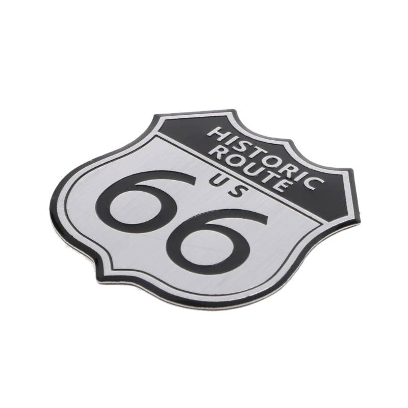 3D Автомобильная эмблема наклейка металл Route 66 для Cadillac US SRX Ford | Автомобили и