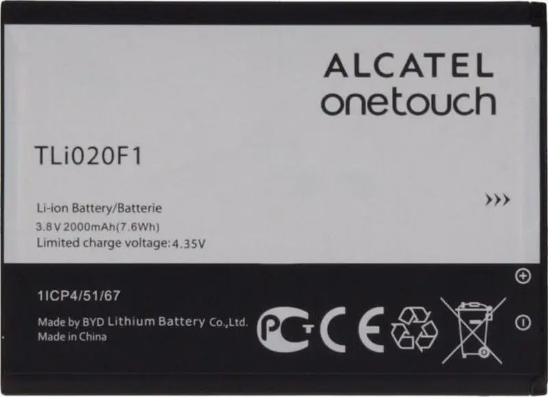 Dinto 1 шт. 2000 мАч TLI020F1 TLI020F2 батарея мобильного телефона для Alcatel One Touch Pop C7 OT-7040 OT-7041 для TCL J720 J720T J726T