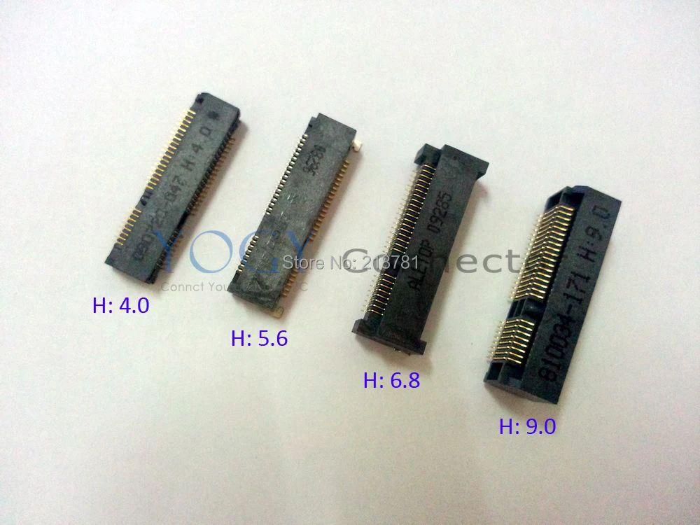 Mix 20 шт. (4 модели) оригинальный новый разъем для сети 52PIN Mini PCI E H: 4 0 5 6 8 9