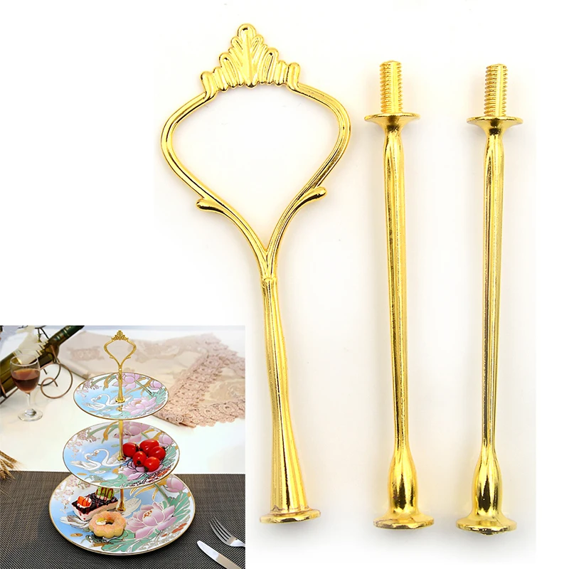 Новый дизайн короны подставка для торта (тарелка не входит в комплект) 3 слойная