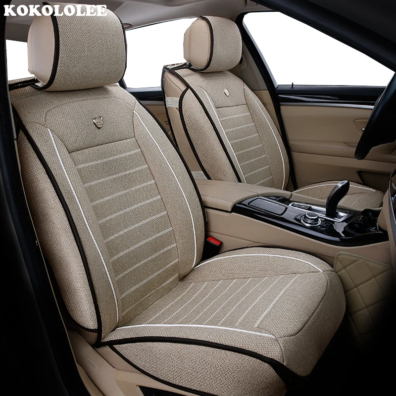 Высококачественные льняные чехлы для автомобильных сидений ford focus 2 bmw e60 chevrolet cruze