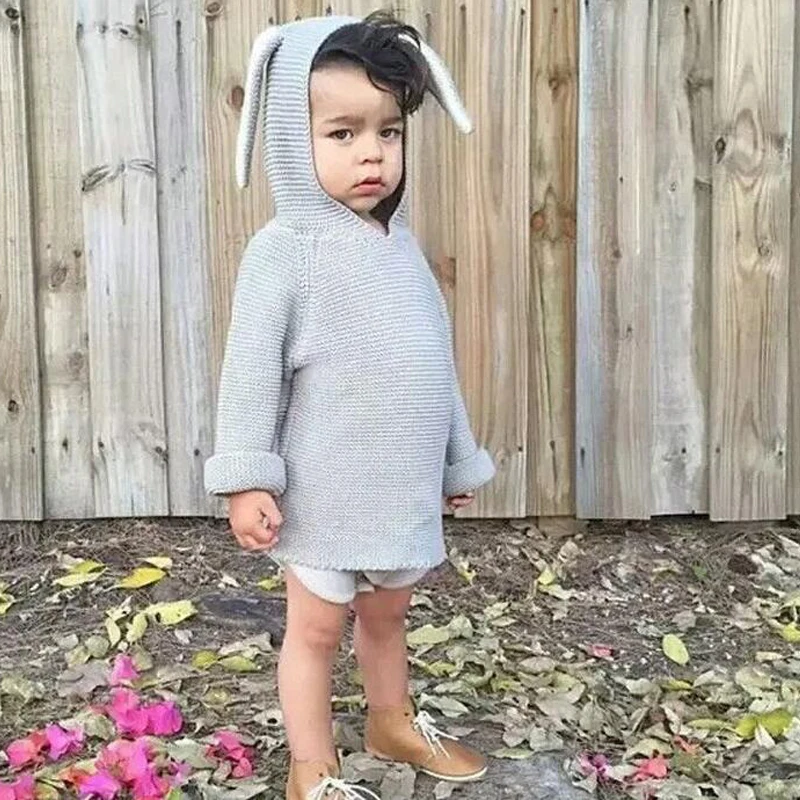 Новинка 2020 года сезон весна-осень детский хлопковый свитер с капюшоном и