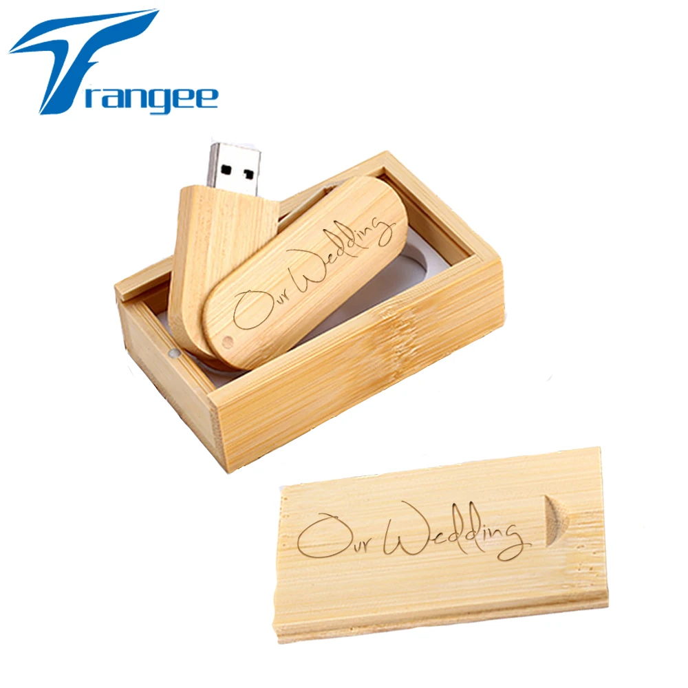 10 шт./лот оригинальный бамбуковый USB флеш-накопитель + коробка-накопитель 8 ГБ
