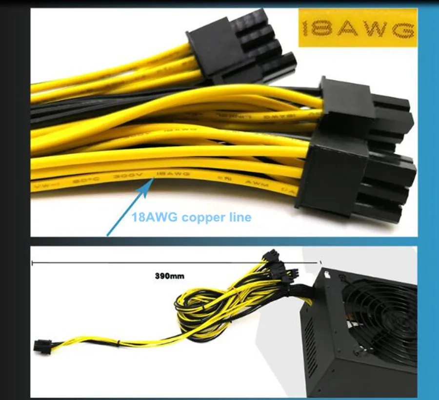 Блок питания 1350 Вт для майнинга Ant S7 A6 A7 S9 L3 BTC добывающая машина источник ETH PSU antminer