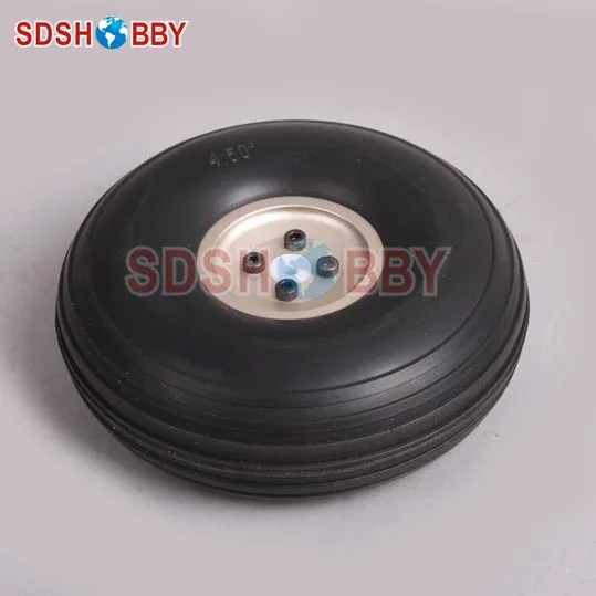 4 5 дюйма PU колесо для RC самолета H41mm с D5mm CNC алюминиевый концентратор|wheel for rc