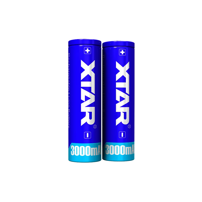 2 шт. Xtar перезаряжаемая 18650 3000 мАч 3 7 в защищенная батарея предназначена для
