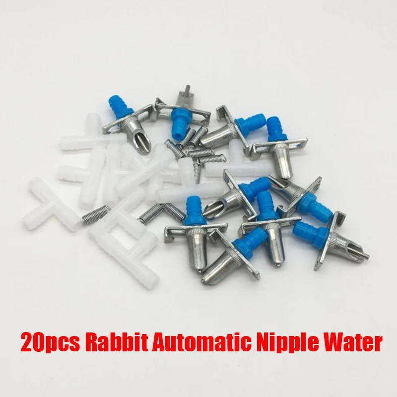 20 шт. автоматическая поилка для птиц кроликов грызунов|poultry feeder|nipple waterpoultry waterer |