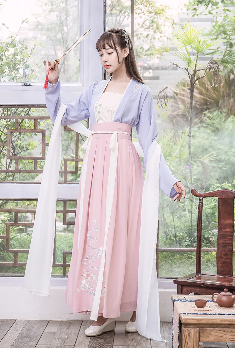 Hanfu Национальный древнекитайский карнавальный костюм феи маскарадные костюмы Hanfu одежда женская традиционная китайская одежда для женщин DN2109