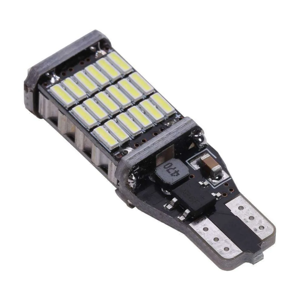 W16W LED 2 шт. супер яркие T15 45 SMD 4014 автомобильные Canbus габаритные лампы лампа для