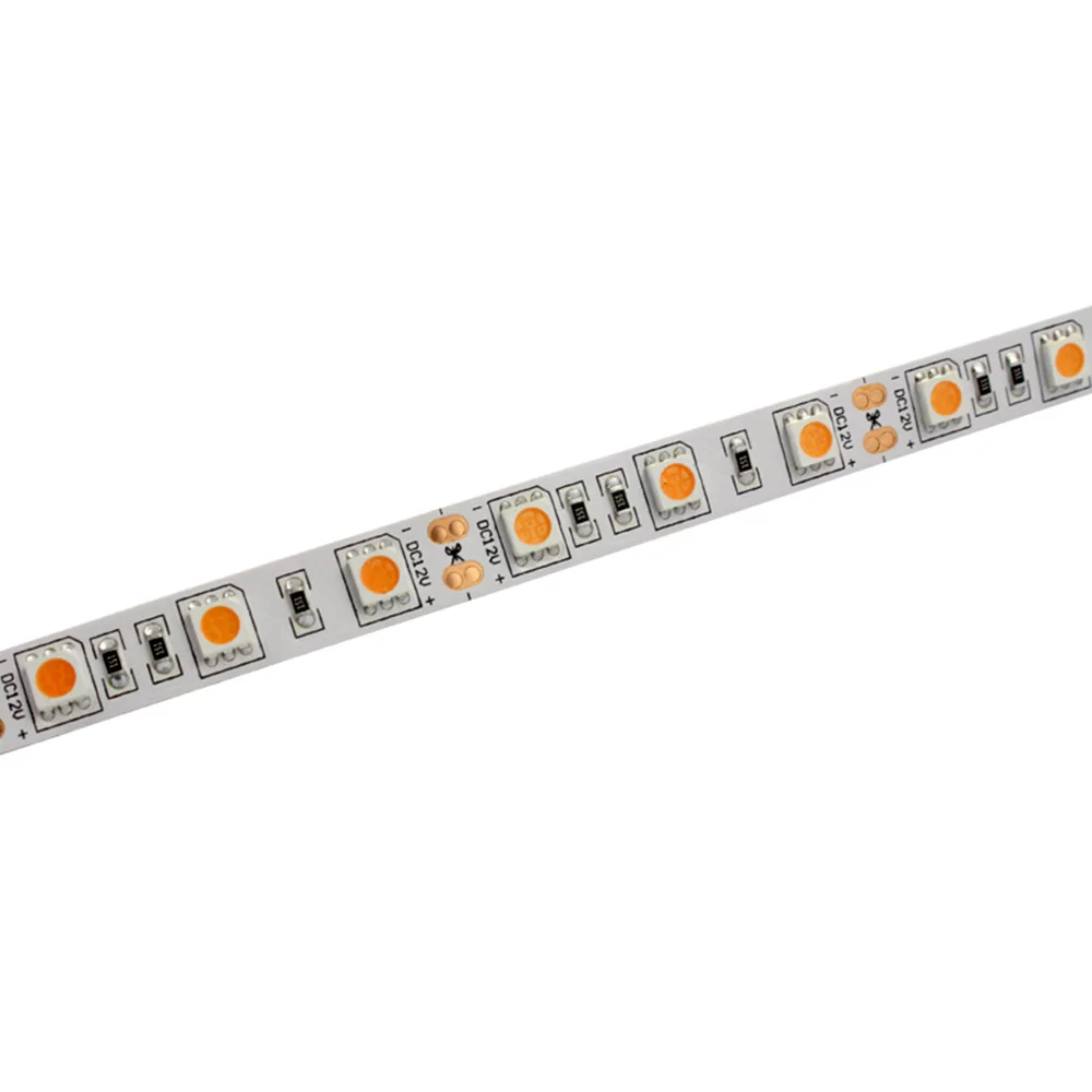 Розовая Светодиодная лента 12 В постоянного тока 5 м 300 5050 SMD полоса с разъемом