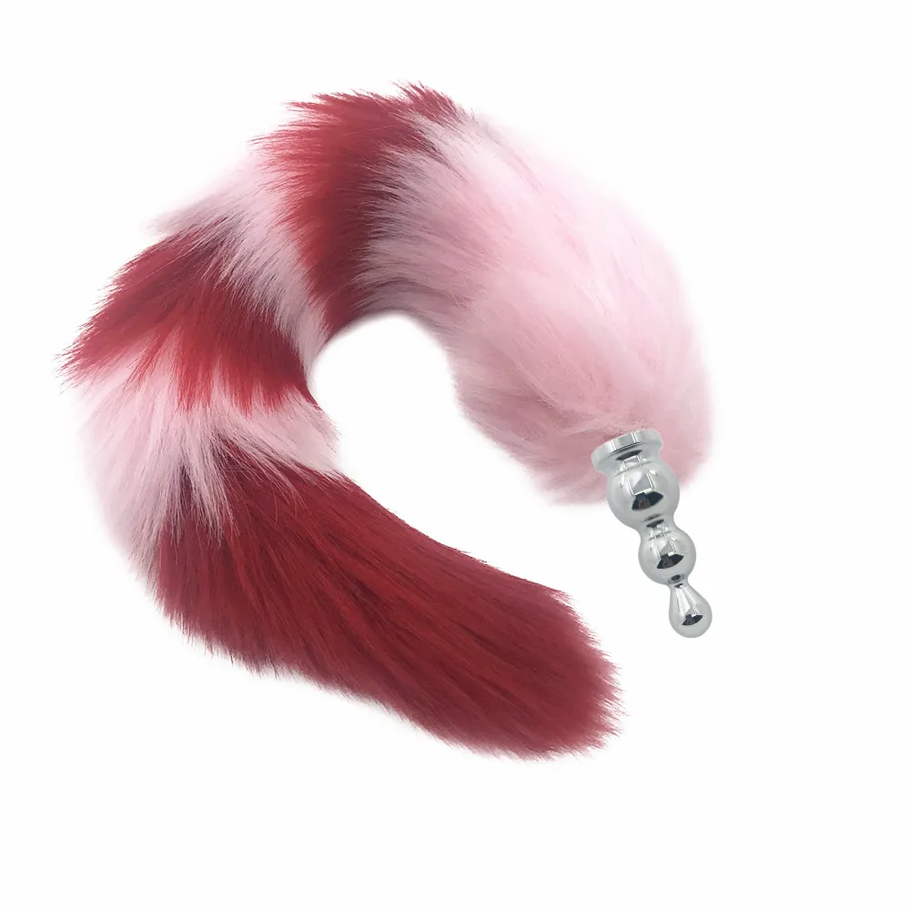 New Metal Anal Toys Fox Tail Plug Erotic Butt Sex for Couple Sexy Adult Games SM tai | Красота и здоровье