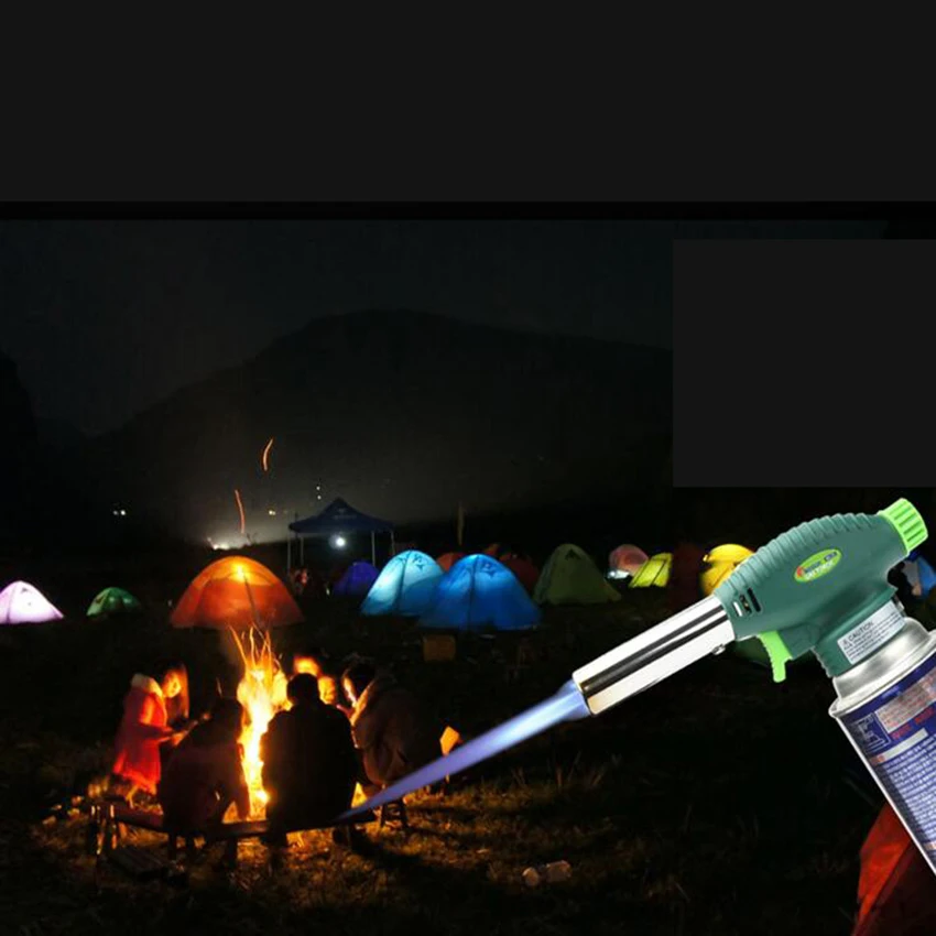 Burner Gas Multi Purpose Torch Lighter Flame Gun For Home Cottages Camping Hiking Picnic Cooking Outdoor Stove Automatic |