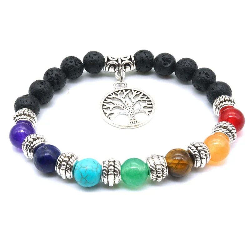 Бусины Из лавового камня 7 дюймов 8 мм | Украшения и аксессуары