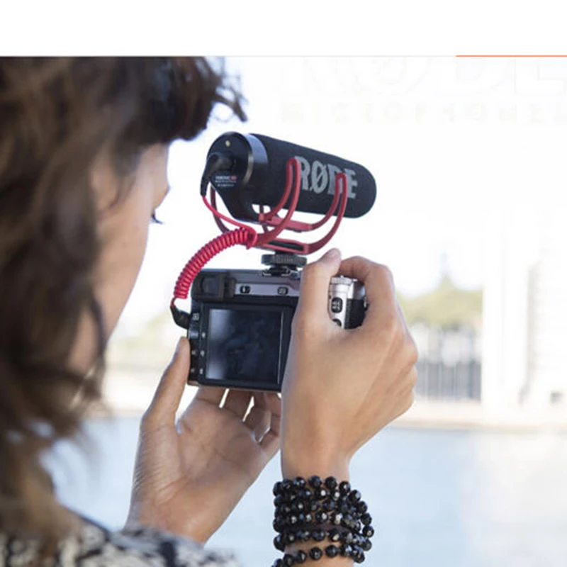 Foleto микрофона VideoMic Go видео Камера MIC Регистраторы ручной проводной 3.5 мм для Canon
