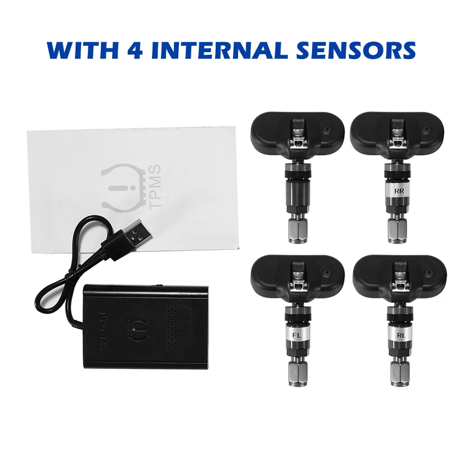 Android Car TPMS Tire Pressure Monitoring System for OS DVD Player USB Interface suit Renault Peugeot Toyota and All Cars | Автомобили и