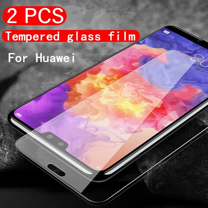 2 шт./лот 9H для экрана из закаленного стекла Huawei P30 P20 Pro P10 P9 P8 Lite Plus 2017 2015