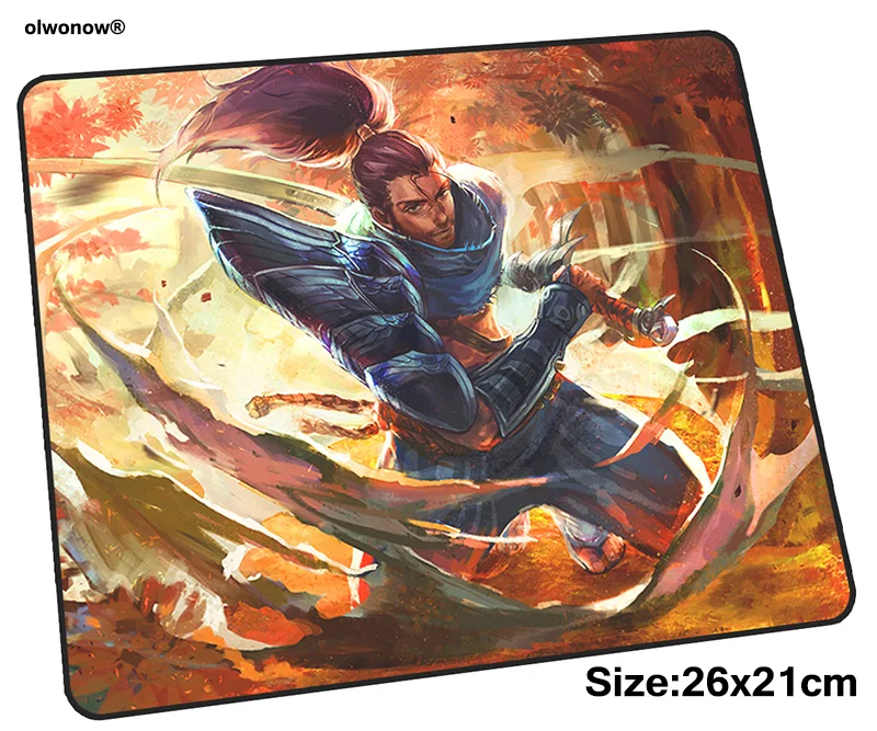 Коврик для мыши yasuo 26x2 см большой игровой коврик лучший продавец компьютерный