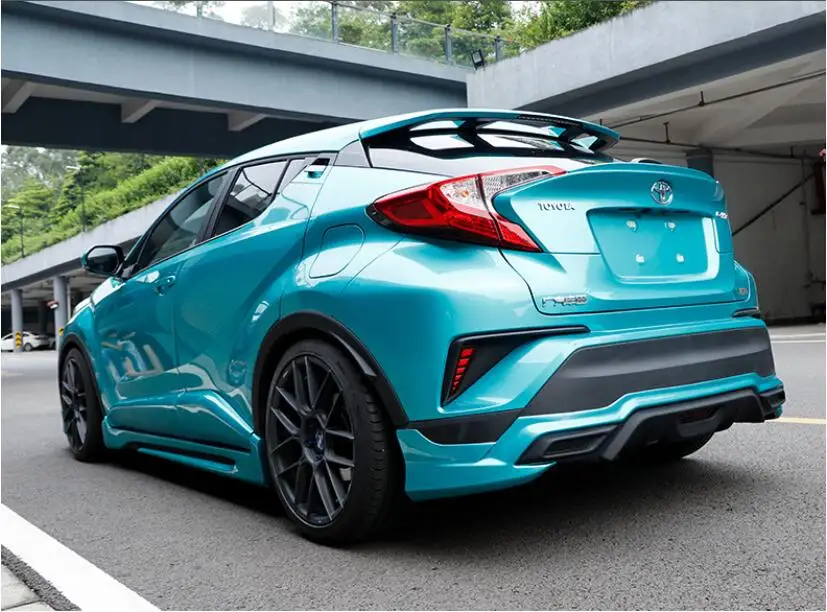 PP для автомобилей спереди диффузор губа на задний бампер сбоку юбка спойлер с Fender