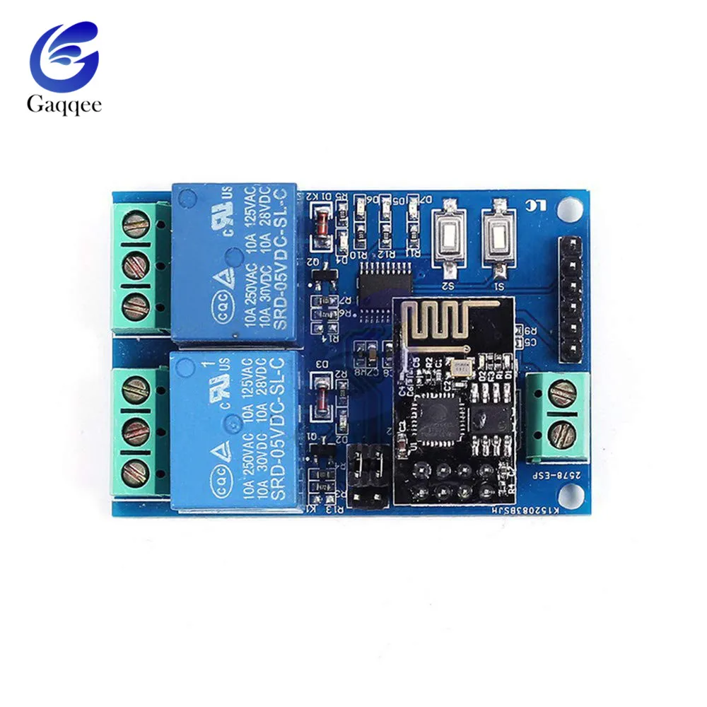 Релейный модуль на основе ESP8266 ESP 01 ESP01 беспроводная плата с Wi Fi 5 в постоянного