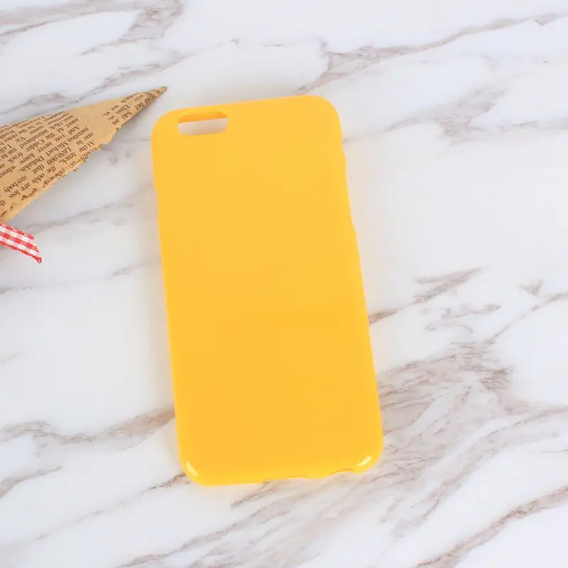 Case For iphone 7 plus Ultra thin Smooth Solid Color Simple Business Luxury Cute colorfull Glossy soft silicone |