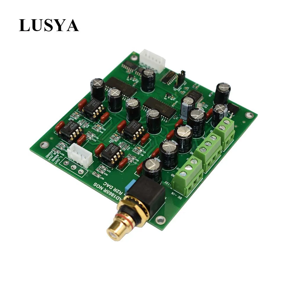 Lusya R2R декодер AD1865R NOS dac аудио декодирующая плата DC 15V T0490|Усилители мощности| |