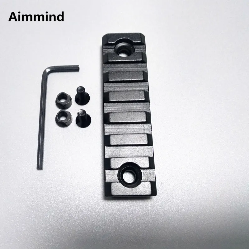 Охота 75 мм Пикатинни Вивер рейка 7 Слот Алюминиевый Keymod страйкбол винтовка прицел