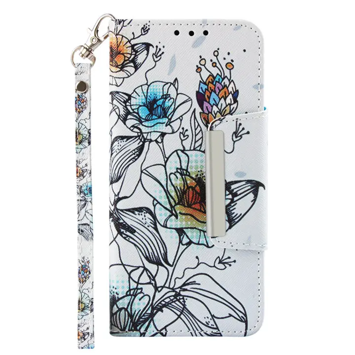 Lotus Flower Кожаный чехол для Apple iphone X, XR, XS, Max, 8, 7, 6, 6s Plus, чехол для телефона, печатная башня, цветок, бабочка, стена, флип, Fundas, Capa, сумка P03Z - Цвет: Lotus Flower