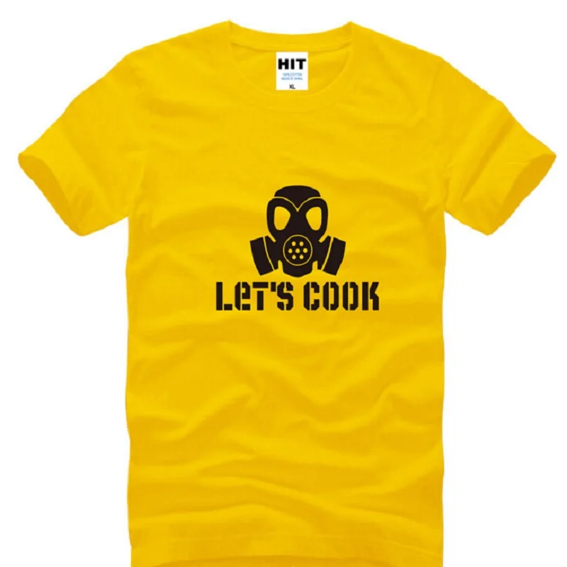 Новые дизайнерские BREAKING BAD футболки Мужская хлопковая футболка с коротким