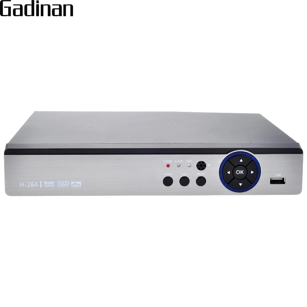 GADINAN 8 каналов AHD 4M/Hybrid:4CH 4M + 4CH IP сеть NVR 8CH DVR XVR RS485 P2P для AHD/TVI/CVI/CVBS/IP 5 в 1 |