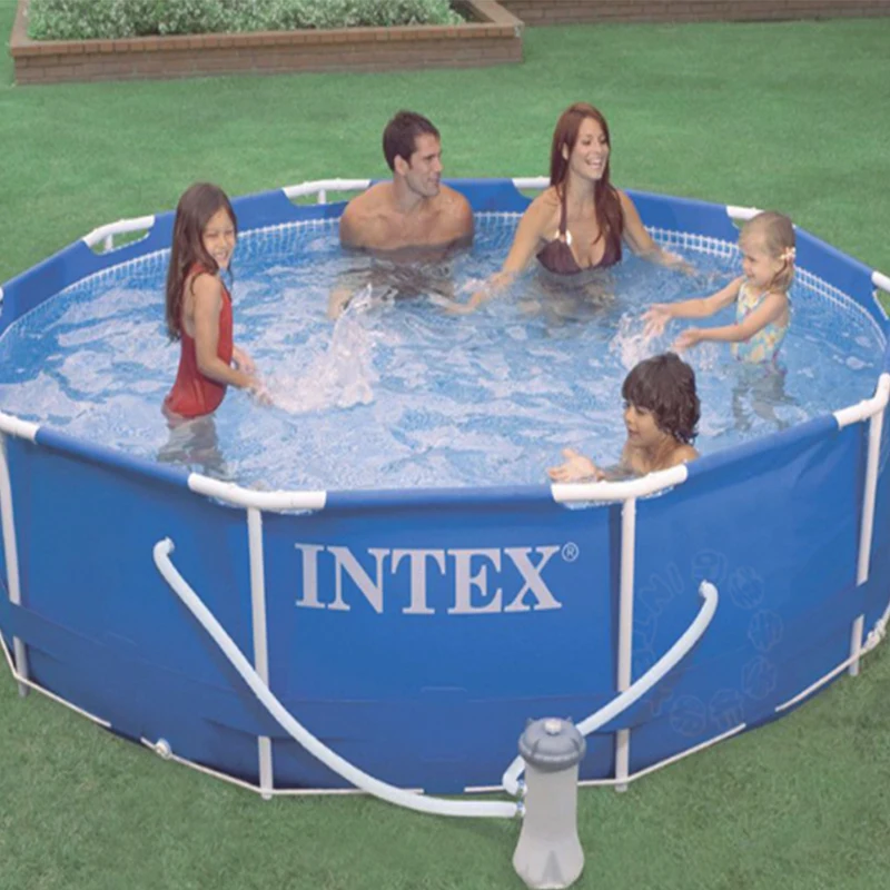 Фильтр для циркуляции воды в бассейне INTEX насос с прозрачным фильтром надувной