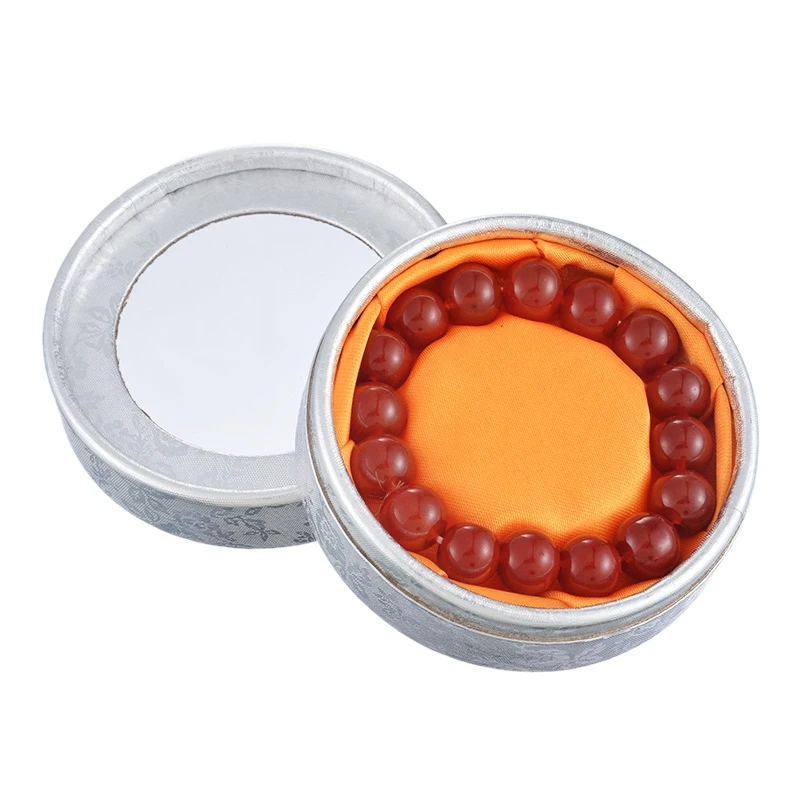 LASPERAL серебряный цвет круглый браслет ювелирные изделия подарочные коробки кейсы