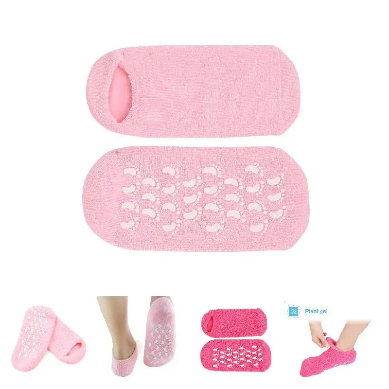 1 пара оказывающего отшелушиващее и смягчающее действие носки SPA гель