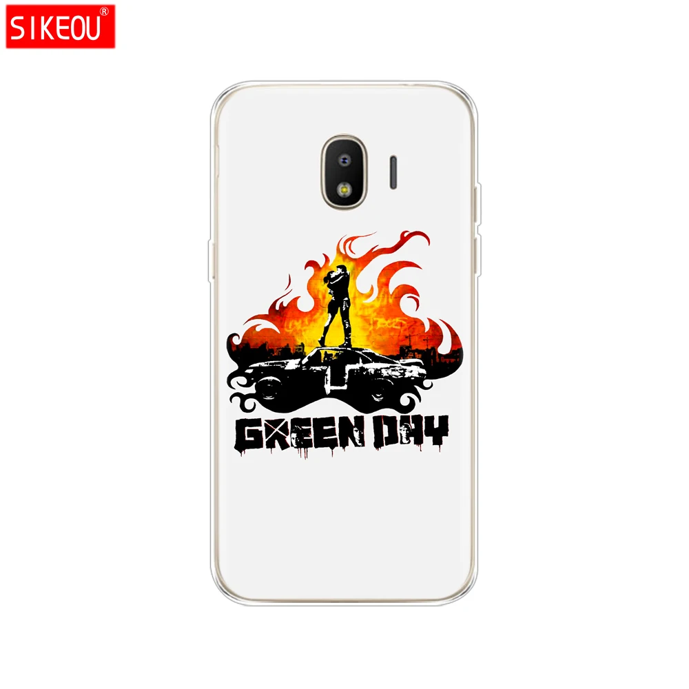 silicone cover phone case for Samsung Galaxy J3 J5 J7 2017 J330 J530 J730 PRO j2 2018 GREEN DAY DOOKIE AMERICAN | Мобильные телефоны