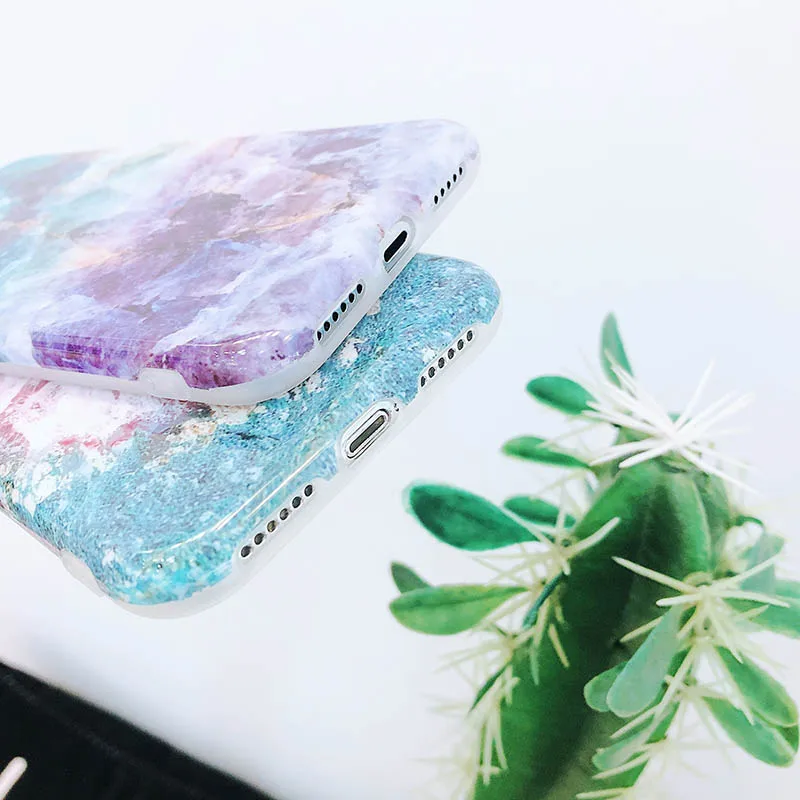 

Glitter Marble Case For iPhone X XR XS MAX 7 8 6 6S Plus 11 Pro Max Soft Silicone TPU Shell Pattern Back Cover Phone Cases Coque