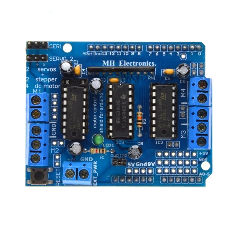 L293D управления двигателем щит Мотор привода Плата расширения для Arduino двигатель