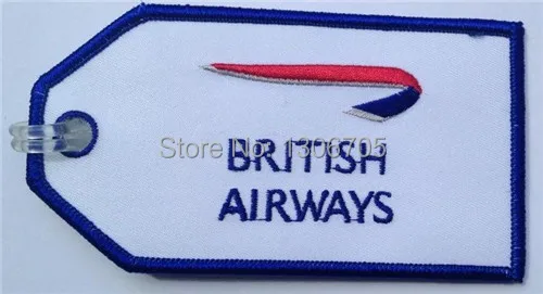 Багажная бирка British Airways Crew (Тканое качество)|luggage crew tags|crew tagtagging crews |