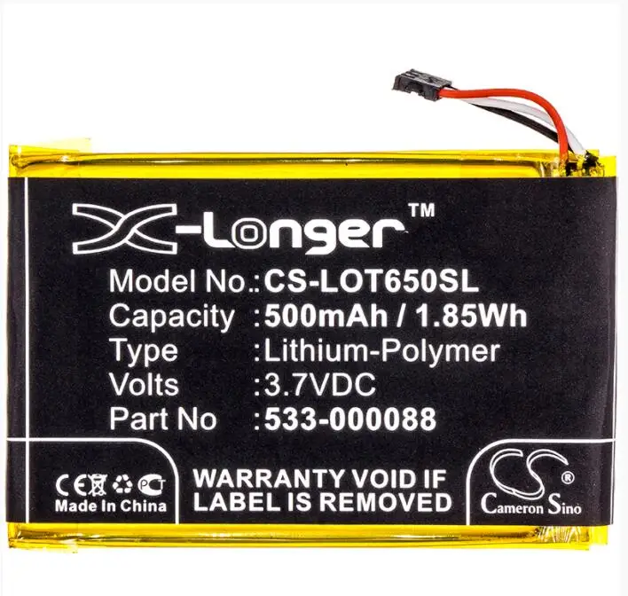 Cameron sino 500 mAh Аккумулятор для сенсорной панели LOGITECH MX Master T650 1506 533-000088 HB303450