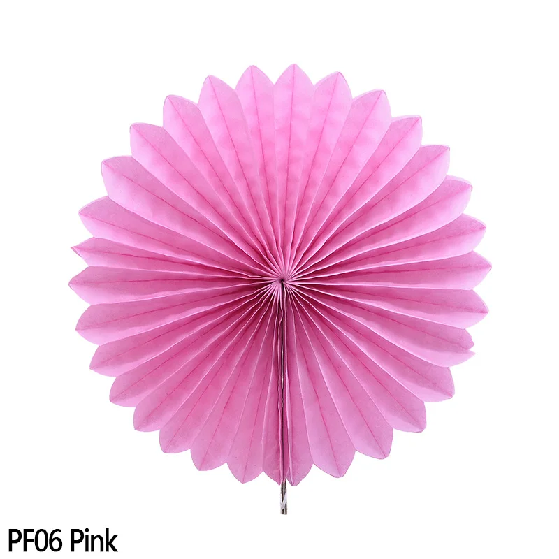 PF06 Pink 5 шт. 10/15/20/25 см бумажный веер вертушка круглый Фонари для свадьбы, праздника, вечерние висит с цветочным узором на день рождения Набор сделай сам DIY 8z - Цвет: PF06 Pink