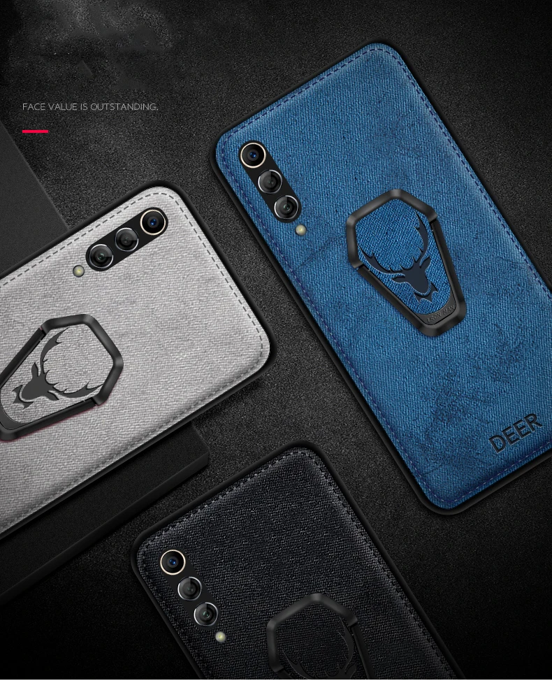 Магнитный чехол-держатель для huawei P30 Pro Lite Nova 5T 4e P20 3e 3 3i P Smart Plus Honor 8X 20i V20 чехол тканевый Автомобильный кронштейн