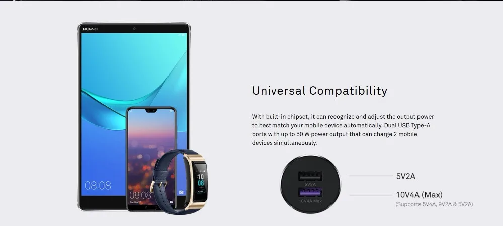 Оригинальное автомобильное зарядное устройство huawei Supercharge CP37, 10 в, 4 а, 40 Вт, Макс., с кабелем передачи данных 5А type C для mate 20 pro RS Honor 10 Magic 2 P20