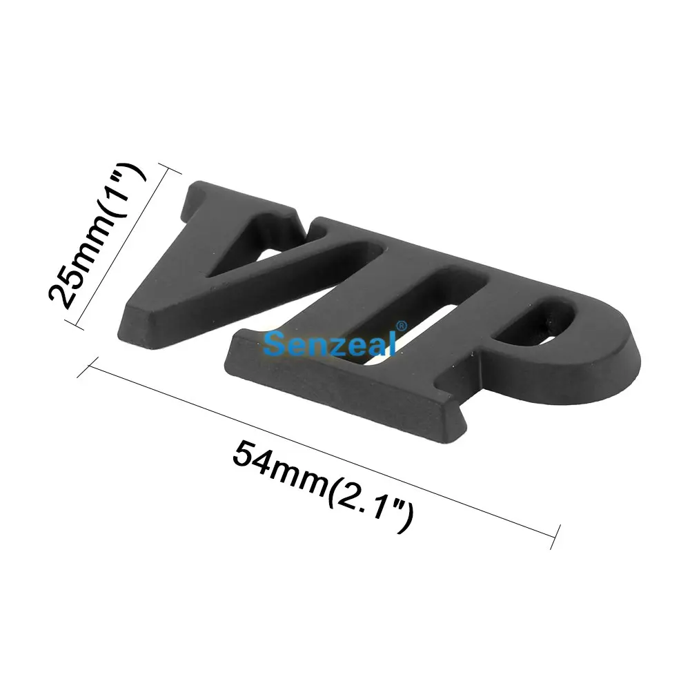 Senzeal superb 3D металлический стикер VIP Автомобильная хромированная эмблема бейдж