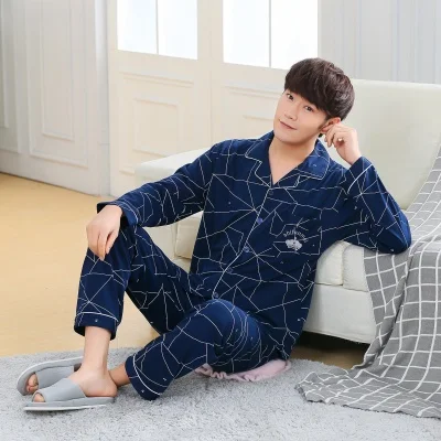 501 Erkek, Пижама, Onesie, мужские пижамы для сна и отдыха, толстые пижамы, высокое качество, одежда для сна, ночная рубашка, штаны, пижамные комплекты, мужские зимние S89 - Цвет: 501