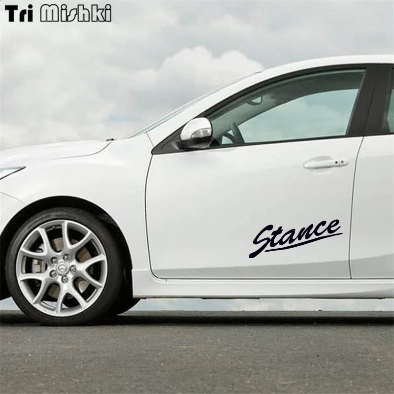 Tri Mishki HZX913 #30*12 см 30x8 позиция автомобиля Стикеры Авто ветровое стекло виниловые