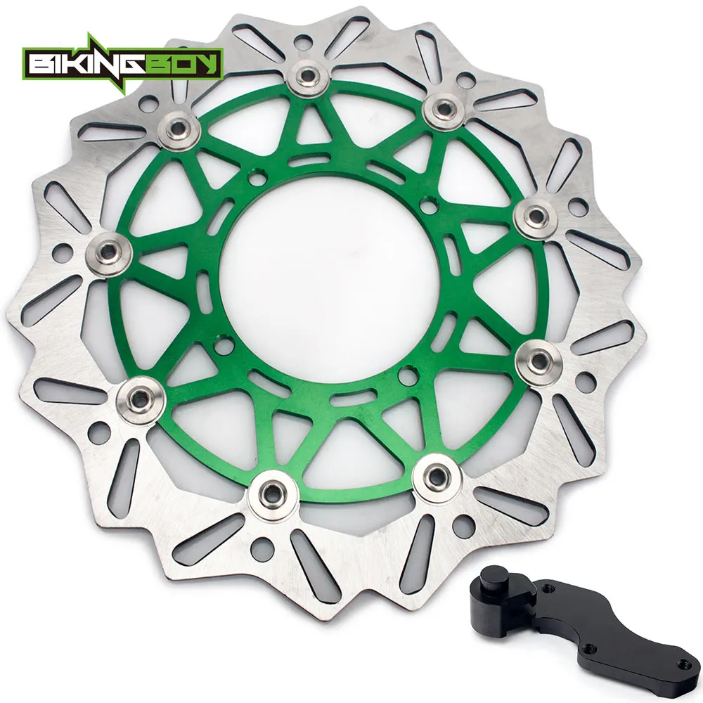 Кронштейн ротора переднего тормозного диска BIKINGBOY для Kawasaki KX 125 250 06 07 08 KX250F KX450F 17 16