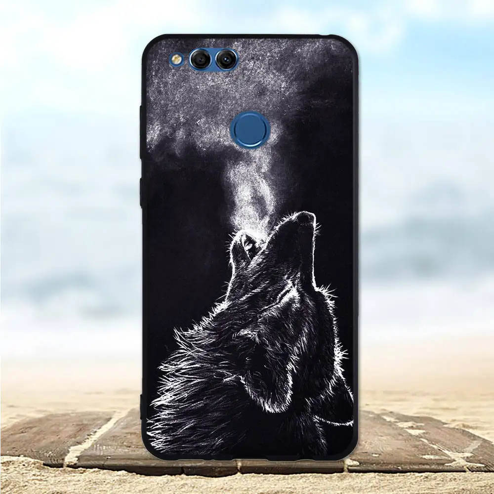 Для Honor 7X 7 X Honor7x чехол силиконовый TPU для BND L21 L24 L34 милый Huawei Mate SE сумка|Бамперы| |