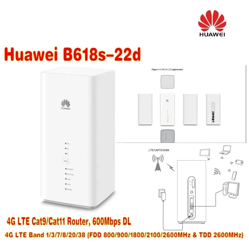 Huawei B618s 22d LTE Wi Fi роутер|lte wifi router|wifi routerlte |