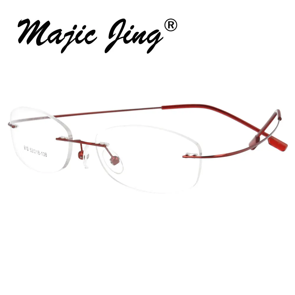 Оправа для очков Magic Jing титановая без оправы 50 шт./лот 1001|optical frame|eyewear opticaleyewear optical